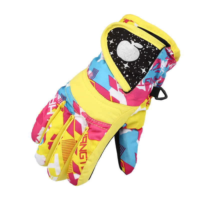 Waterproof Thickened Warm-keeping And Cold-proof Cycling Outdoor Skating Ski Children's Gloves - Premium 0 from AdventureParent - Just $15.88! Shop now at AdventureParent