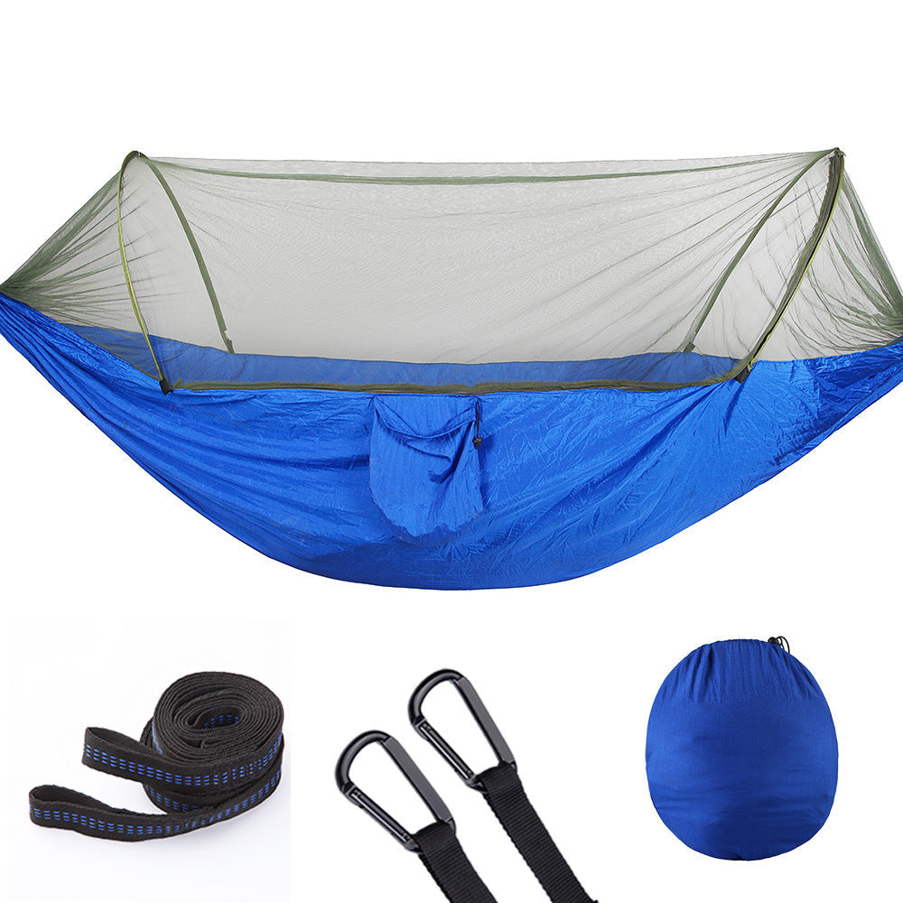 Fully Automatic Quick Opening Hammock With Mosquito Net - Premium outdoor gear from My Store - Just $35.56! Shop now at AdventureParent