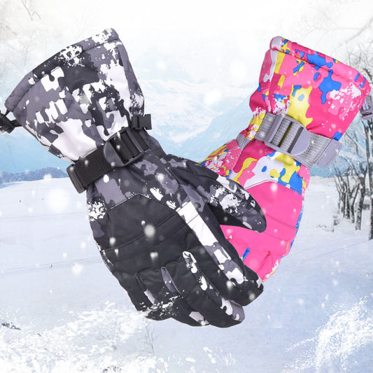 Ski Gloves Windproof Rain-proof Riding Gloves Minus 30 Degrees Cold-resistant Warm - Premium 0 from AdventureParent - Just $20.03! Shop now at AdventureParent