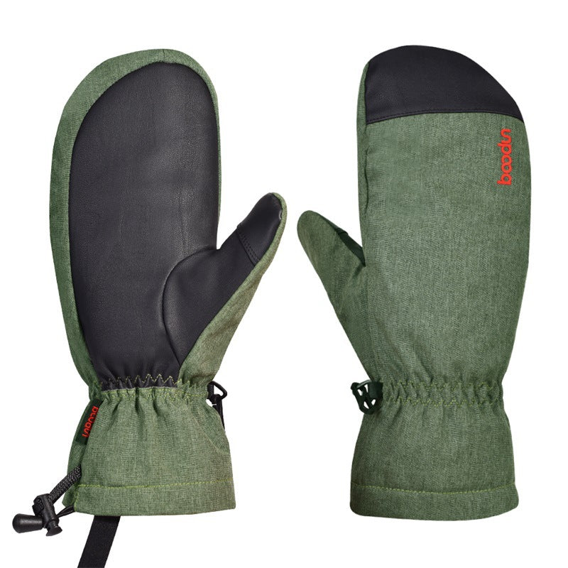 Winter Outdoor Mittens Warm  Ski Gloves - Premium 0 from AdventureParent - Just $40.38! Shop now at AdventureParent