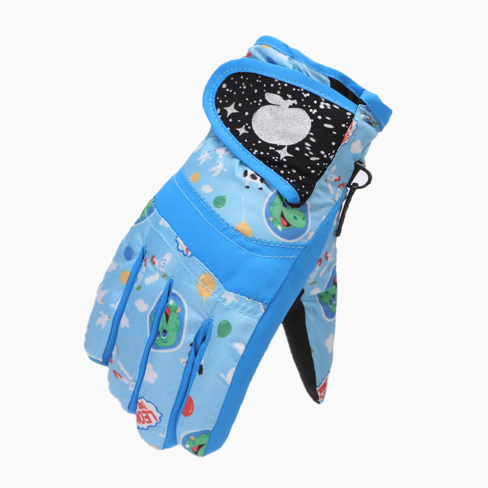 Waterproof Thickened Warm-keeping And Cold-proof Cycling Outdoor Skating Ski Children's Gloves - Premium 0 from AdventureParent - Just $15.88! Shop now at AdventureParent