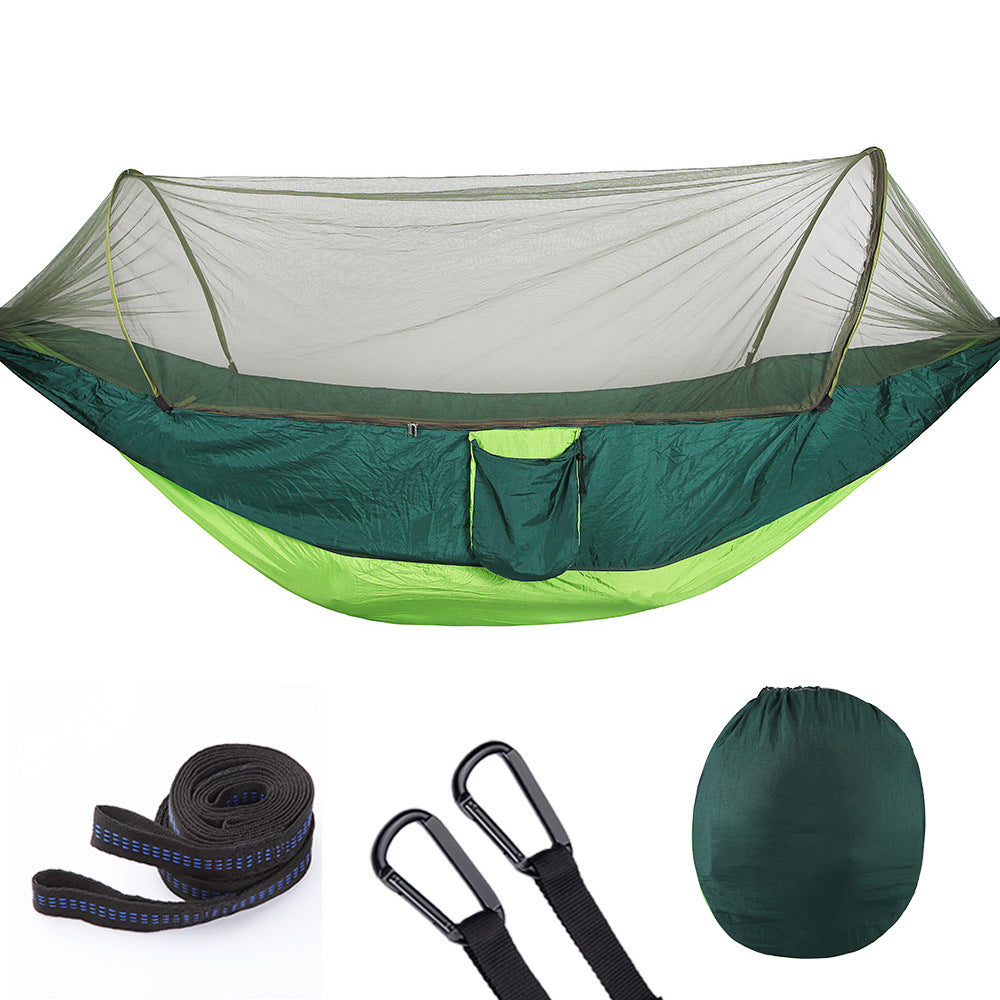Fully Automatic Quick Opening Hammock With Mosquito Net - Premium outdoor gear from My Store - Just $35.56! Shop now at AdventureParent