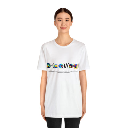 Mindfulness Equation - Premium T-Shirt from Printify - Just $18.65! Shop now at AdventureParent