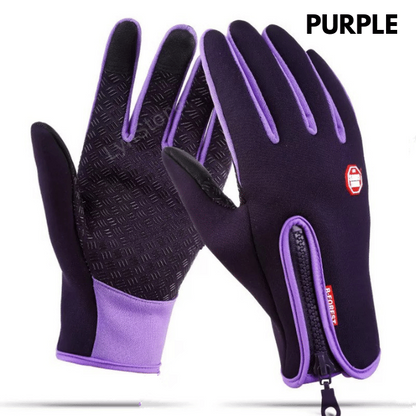 Winter Gloves Touch Screen Riding Motorcycle Sliding Waterproof Sports Gloves With Fleece - Premium 0 from AdventureParent - Just $15.48! Shop now at AdventureParent