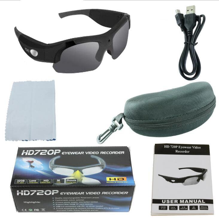 1080P Camcorder Polarized Sunglasses - Premium 0 from AdventureParent - Just $64.43! Shop now at AdventureParent