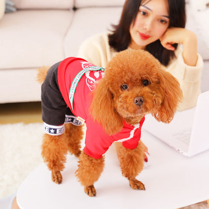 Small Dog Bichon Winter Pet Winter Clothes Four-Legged Warm - Premium 0 from AdventureParent - Just $36.27! Shop now at AdventureParent