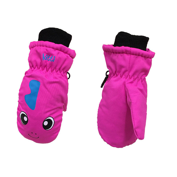 Children Thickened Cartoon Warm Ski Gloves - Premium 0 from AdventureParent - Just $9.31! Shop now at AdventureParent