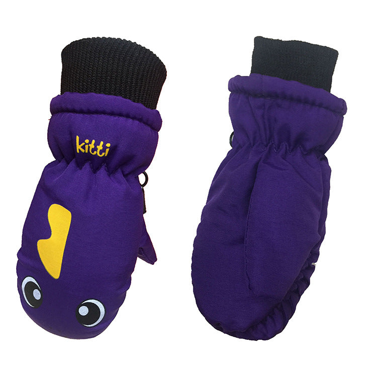 Children Thickened Cartoon Warm Ski Gloves - Premium 0 from AdventureParent - Just $9.31! Shop now at AdventureParent