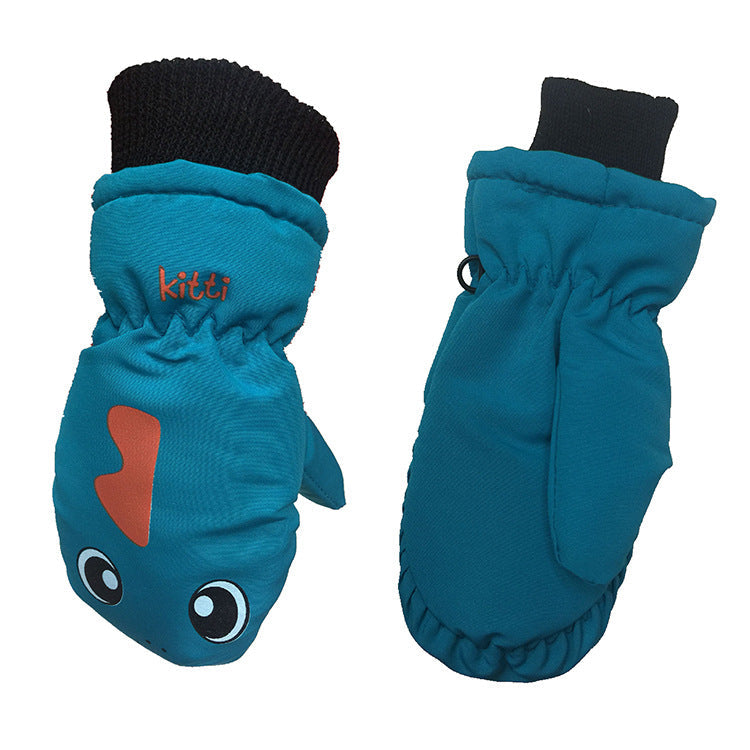 Children Thickened Cartoon Warm Ski Gloves - Premium 0 from AdventureParent - Just $9.31! Shop now at AdventureParent