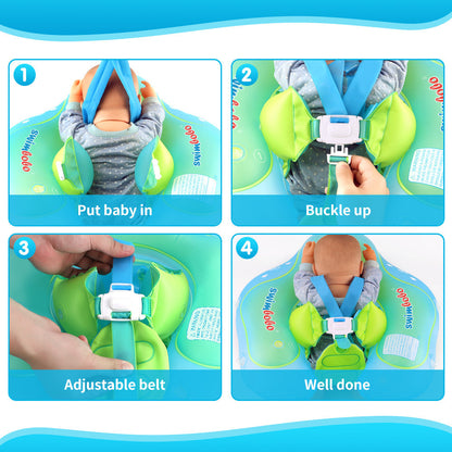 Baby Swimming Float With Canopy Inflatable Infant Floating Ring Kids Swim Pool Accessories Circle Bathing Summer Toys - Premium watersports from My Store - Just $43.04! Shop now at AdventureParent