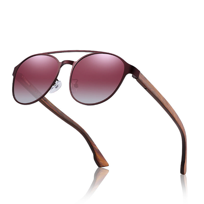 Polarized Sunglasses Fashion Colorful Polarized Lens Wooden Glasses Wooden Leg Sunglasses Men's and Women's Sunglasses - Premium 0 from AdventureParent - Just $26.37! Shop now at AdventureParent