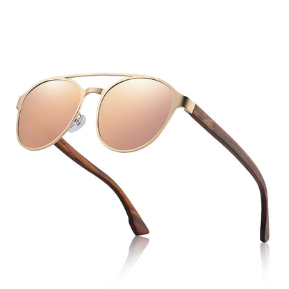 Polarized Sunglasses Fashion Colorful Polarized Lens Wooden Glasses Wooden Leg Sunglasses Men's and Women's Sunglasses - Premium 0 from AdventureParent - Just $26.37! Shop now at AdventureParent