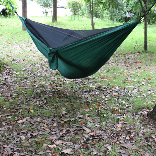 Hammock With Mosquito Net, Outdoor Parachute Cloth Encrypted Mesh Hammock - Premium 0 from AdventureParent - Just $42.75! Shop now at AdventureParent