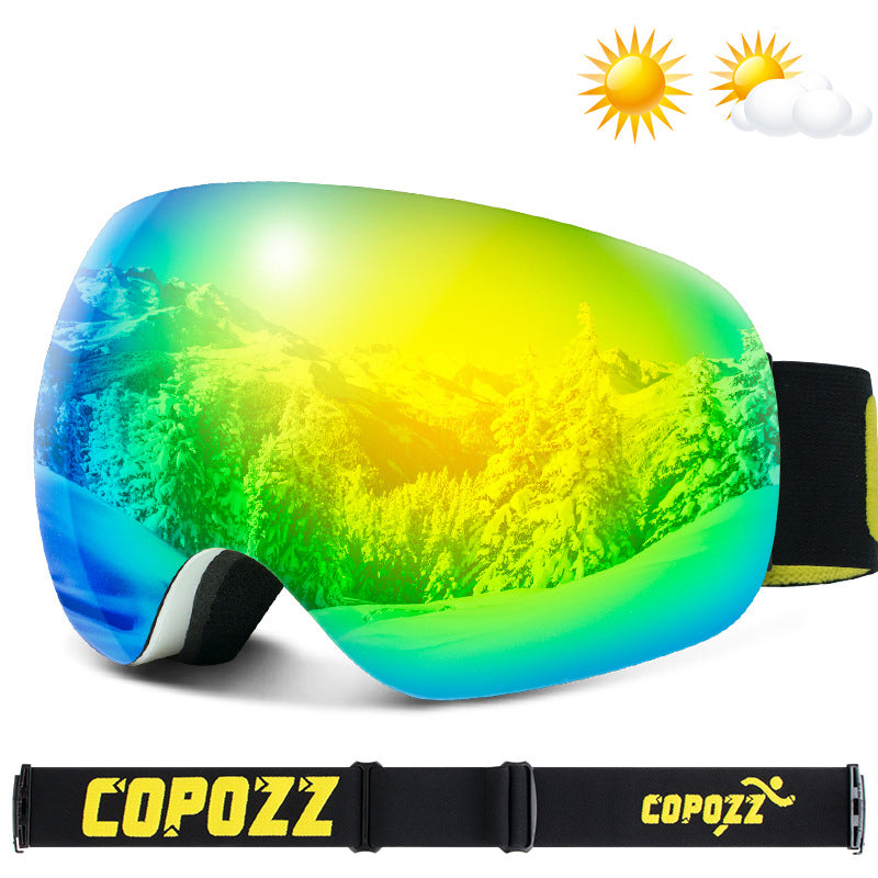 Ski Goggles Men And Women Adult Borderless Goggles Equipment - Premium 0 from AdventureParent - Just $143.53! Shop now at AdventureParent