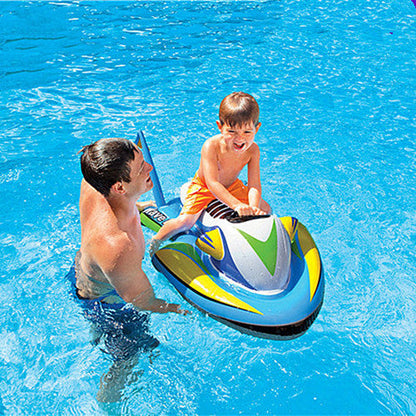 Children's water inflatable toy motor boat - Premium watersports from My Store - Just $39.56! Shop now at AdventureParent