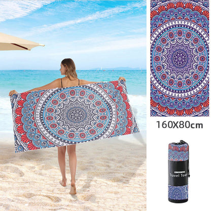 Double Sided Fleece Printed Beach Towel Microfiber Beach Towel - Premium 0 from AdventureParent - Just $17.38! Shop now at AdventureParent