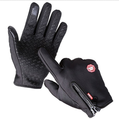 Touch Screen Gloves Outdoor Mountaineering Ski Cycling Zippe - Premium 0 from AdventureParent - Just $12.33! Shop now at AdventureParent