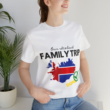 AdventureParent: Family Iceland Trip Check! - Premium T-Shirt from Printify - Just $18.65! Shop now at AdventureParent