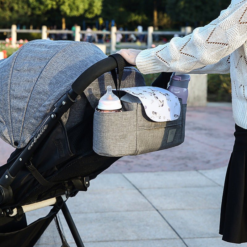 Baby Stroller Organizer Cup Holder Stroller Bag Baby Car Bag Trolley Bag Large Capacity Travel Baby Stroller Accessories - Premium 0 from AdventureParent - Just $16.81! Shop now at AdventureParent