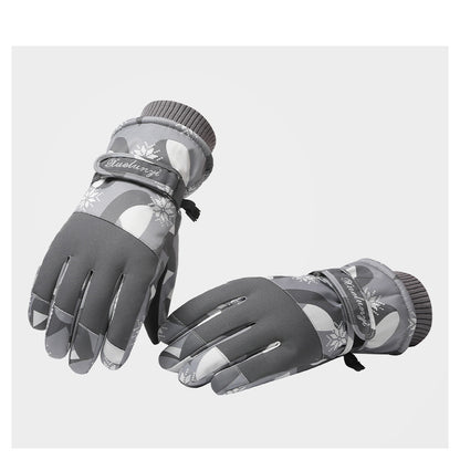 Women's Winter Outdoor Warm Cycling Thick Ski Gloves - Premium 0 from AdventureParent - Just $20.36! Shop now at AdventureParent