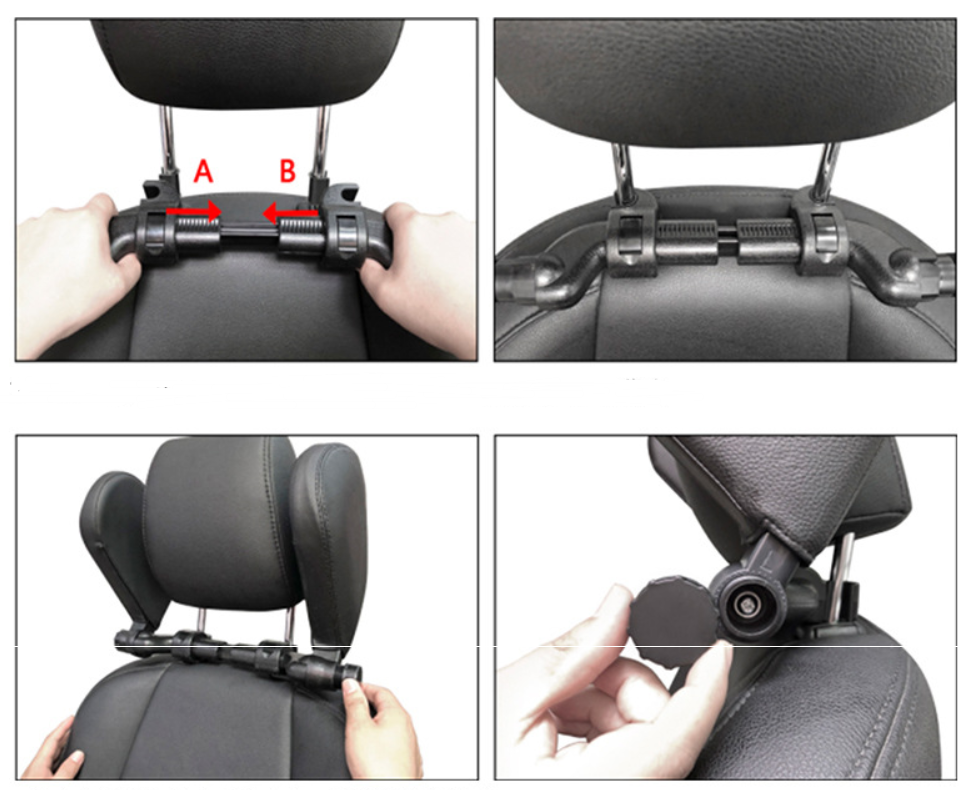 Car headrest pillow Sleep Adjustable Side Car Soft Travel Seat Headrest Auto Leather Support Neck Pillow Cushion car accessories - Premium 0 from AdventureParent - Just $59.64! Shop now at AdventureParent