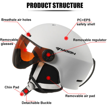 Ski helmet with goggles - Premium 0 from AdventureParent - Just $94.27! Shop now at AdventureParent