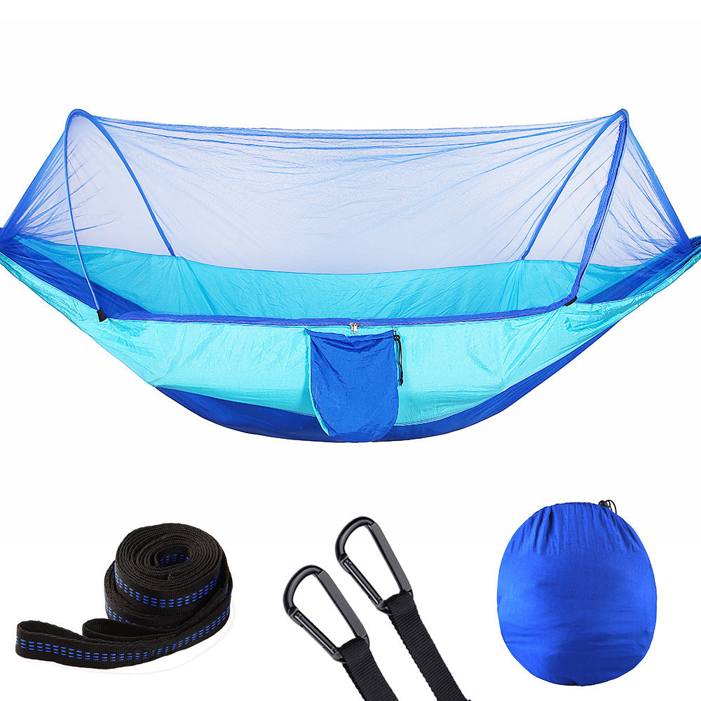 Fully Automatic Quick Opening Hammock With Mosquito Net - Premium outdoor gear from My Store - Just $35.56! Shop now at AdventureParent