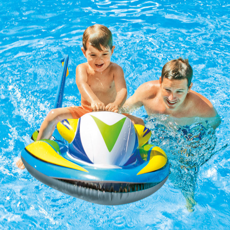 Children's water inflatable toy motor boat - Premium watersports from My Store - Just $39.56! Shop now at AdventureParent