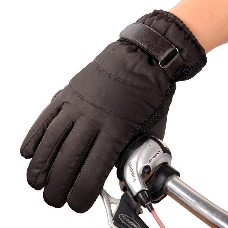 Satin gloves rainproof ski cotton gloves - Premium 0 from AdventureParent - Just $16.02! Shop now at AdventureParent