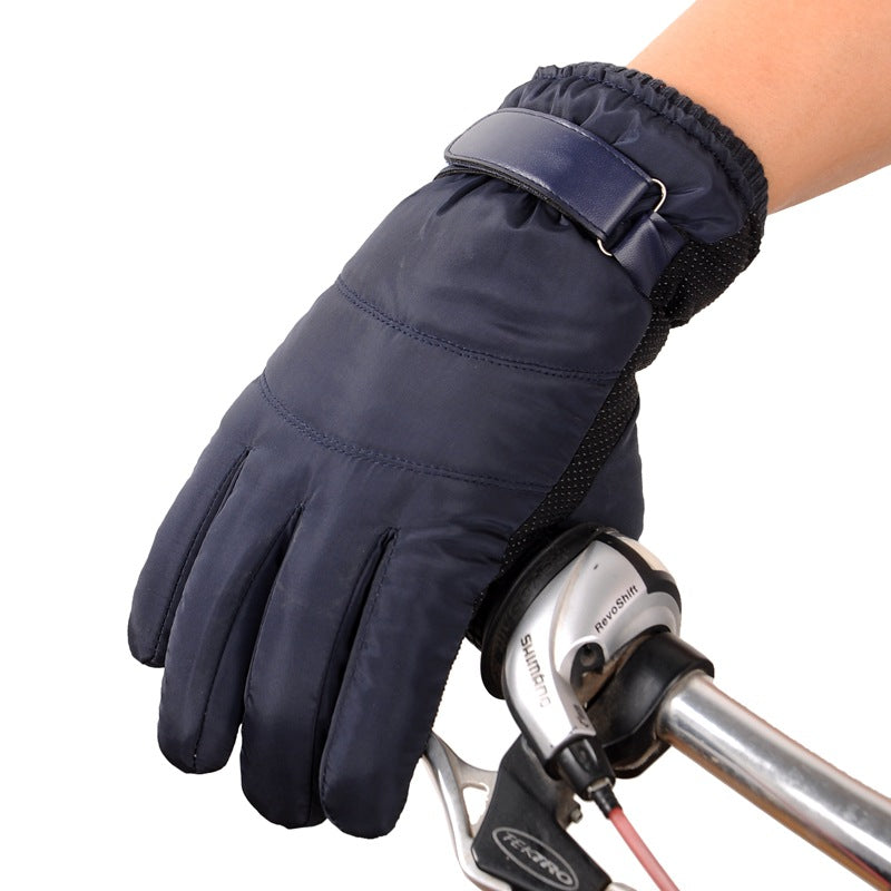 Satin gloves rainproof ski cotton gloves - Premium 0 from AdventureParent - Just $16.02! Shop now at AdventureParent