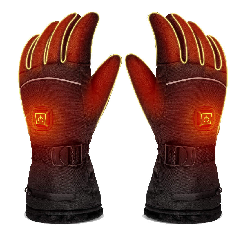 Ski 5-finger rechargeable heating warm gloves - Premium 0 from AdventureParent - Just $136.13! Shop now at AdventureParent