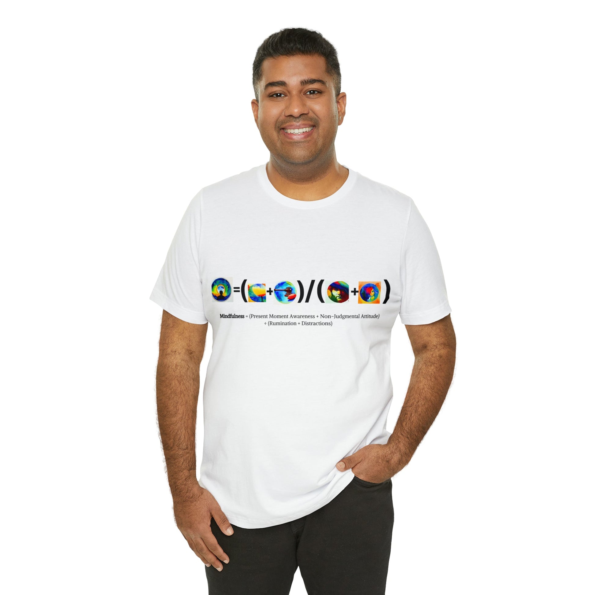 Mindfulness Equation - Premium T-Shirt from Printify - Just $18.65! Shop now at AdventureParent