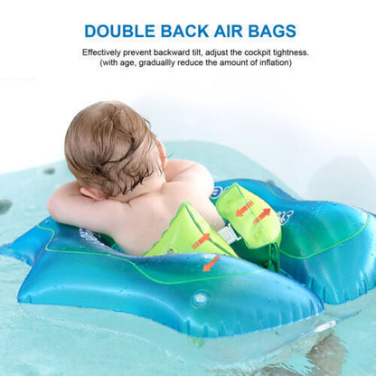 Baby Inflatable Float Swimming Trainer Seat-Helps Learn To Kick Swim 3-72 Months - Premium watersports from My Store - Just $45.37! Shop now at AdventureParent