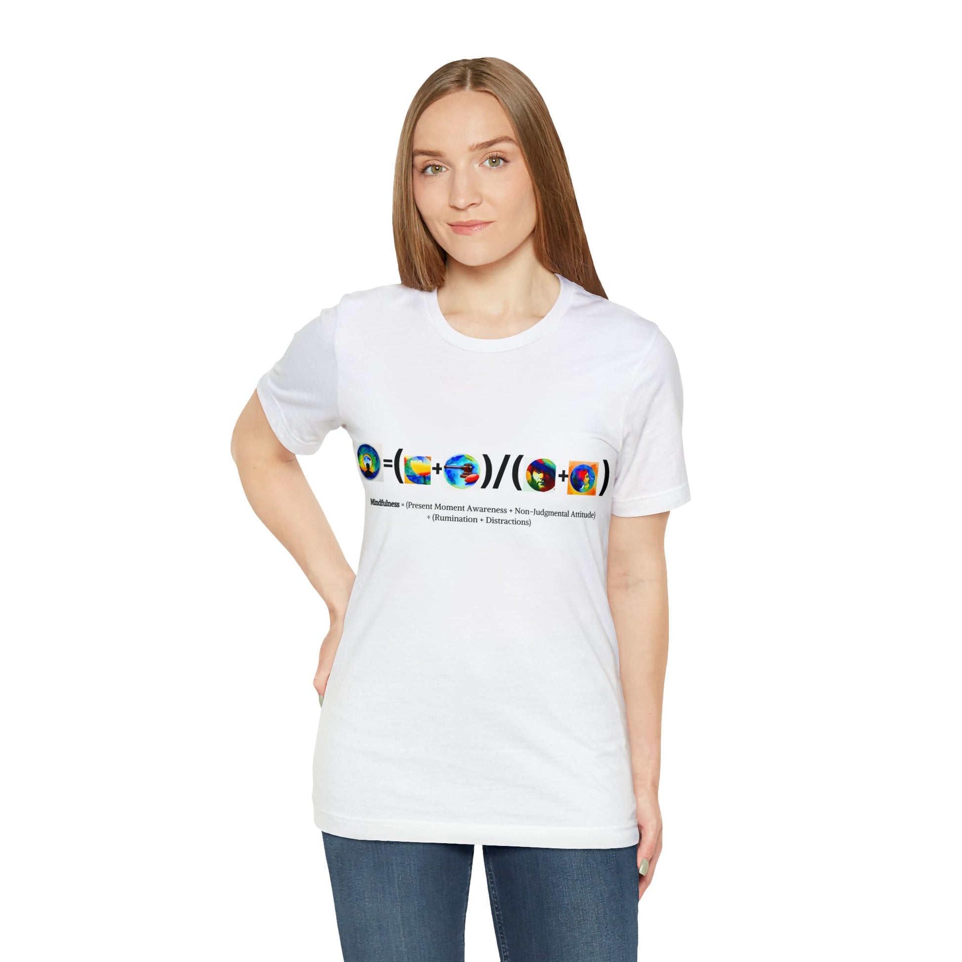 Mindfulness Equation - Premium T-Shirt from Printify - Just $18.65! Shop now at AdventureParent