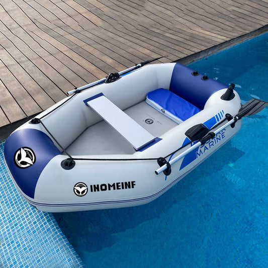 Rubber Boat Thickened Hard Bottom Motor Inflatable Boat Kayak Bare Boat - Premium 0 from AdventureParent - Just $734.30! Shop now at AdventureParent