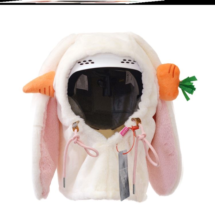 Ski Head Cover Face Mask Ski Helmet Cover Decorative Ears - Premium 0 from AdventureParent - Just $94.48! Shop now at AdventureParent