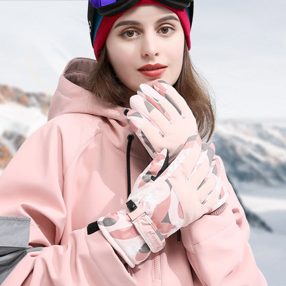 Women's Winter Outdoor Warm Cycling Thick Ski Gloves - Premium 0 from AdventureParent - Just $20.36! Shop now at AdventureParent