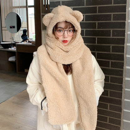 Cute winter plush scarf in autumn and winter - Premium 0 from AdventureParent - Just $15.91! Shop now at AdventureParent