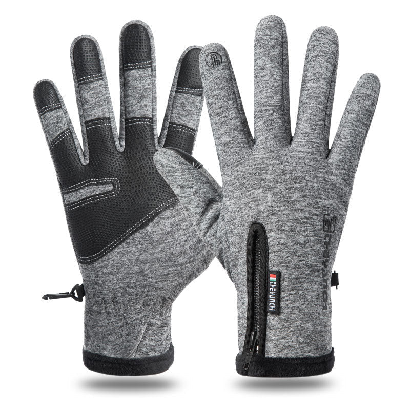 Warm And Waterproof Sports And Velvet Mountaineering Ski Gloves - Premium 0 from AdventureParent - Just $22.53! Shop now at AdventureParent