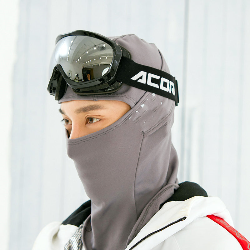 Velvet Windproof Ski Head Cover Protective Mask - Premium 0 from AdventureParent - Just $52.11! Shop now at AdventureParent