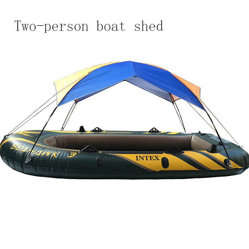 Inflatable Boat Kayak Canopy Awning Sun Shade Shelter Waterproof Tent Boat Kayak Rafting Accessories - Premium outdoor gear from My Store - Just $43.54! Shop now at AdventureParent