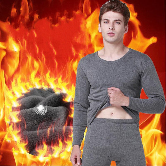 Men's thick and velvet thermal underwear suit - Premium 0 from AdventureParent - Just $11.04! Shop now at AdventureParent