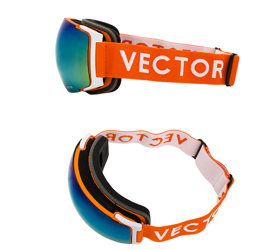 Compass ski glasses for men and women double-layer lens anti-fog spherical surface with magnets can be changed mountaineering goggles - Premium 0 from AdventureParent - Just $96.96! Shop now at AdventureParent