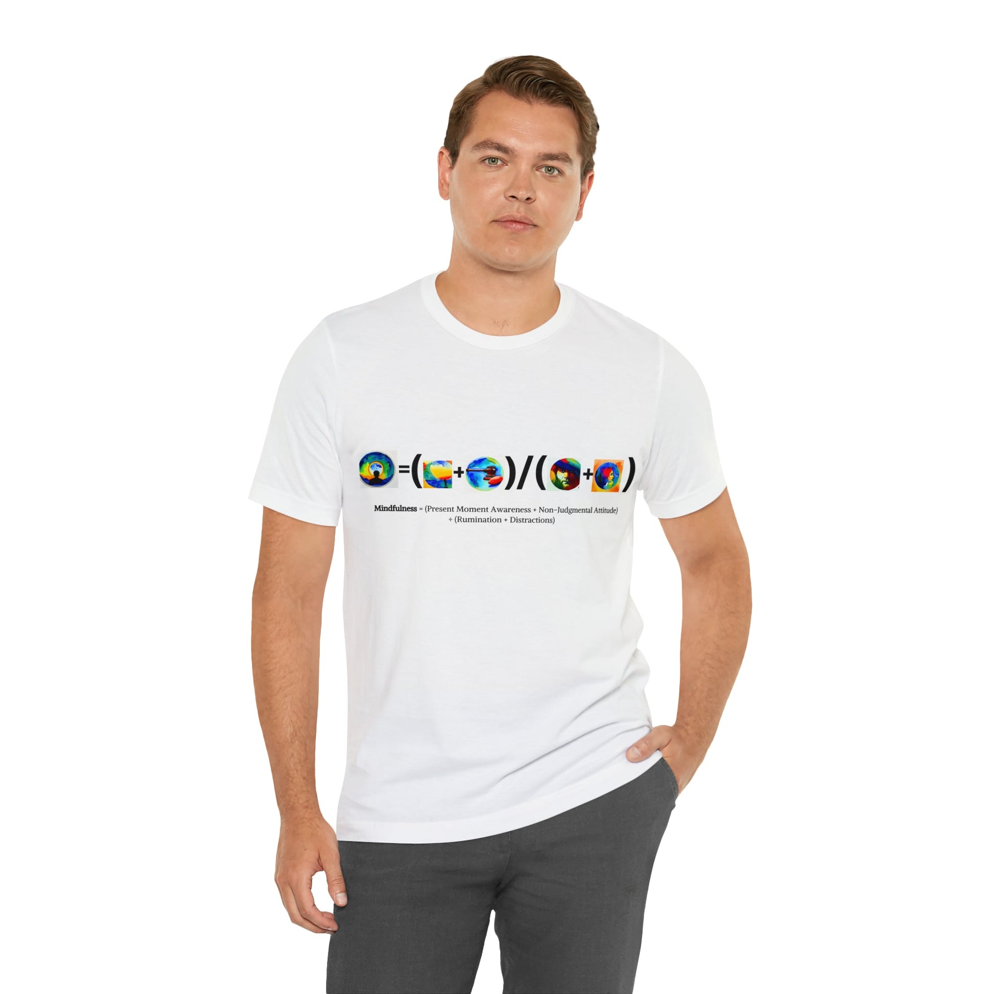 Mindfulness Equation - Premium T-Shirt from Printify - Just $18.65! Shop now at AdventureParent