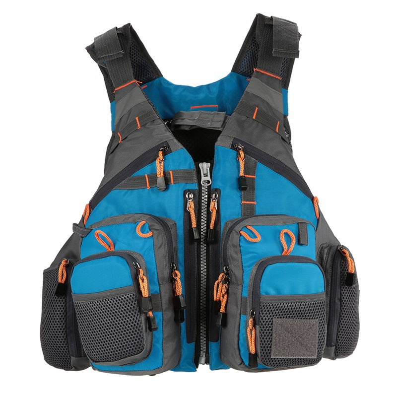 Outdoor Swimming Life Safety Sport Fishing Life Vest Men Breathable Jacket - Premium 0 from AdventureParent - Just $50.49! Shop now at AdventureParent