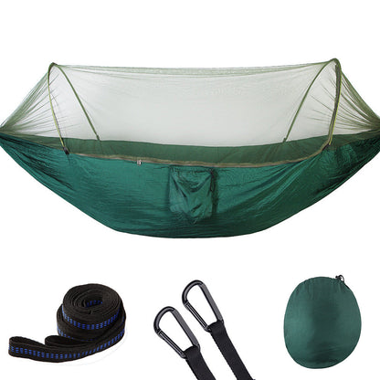 Fully Automatic Quick Opening Hammock With Mosquito Net - Premium outdoor gear from My Store - Just $35.56! Shop now at AdventureParent