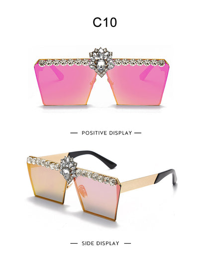 Sunglasses Ladies Fashion Glasses Square Sunglasses - Premium 0 from AdventureParent - Just $39.39! Shop now at AdventureParent