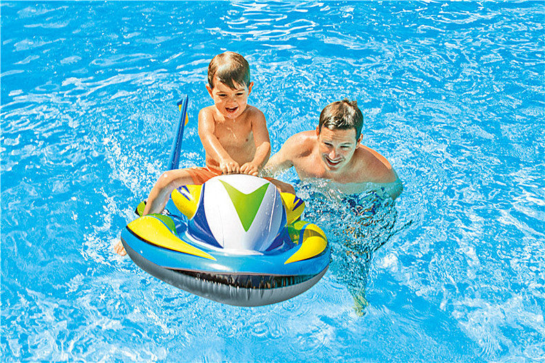 Children's water inflatable toy motor boat - Premium watersports from My Store - Just $39.56! Shop now at AdventureParent