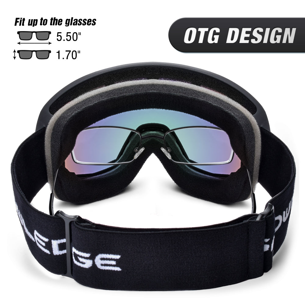 New double-layer anti-fog ski goggles, mountaineering ski goggles, men's and women's snow glasses card myopia - Premium 0 from AdventureParent - Just $46.18! Shop now at AdventureParent