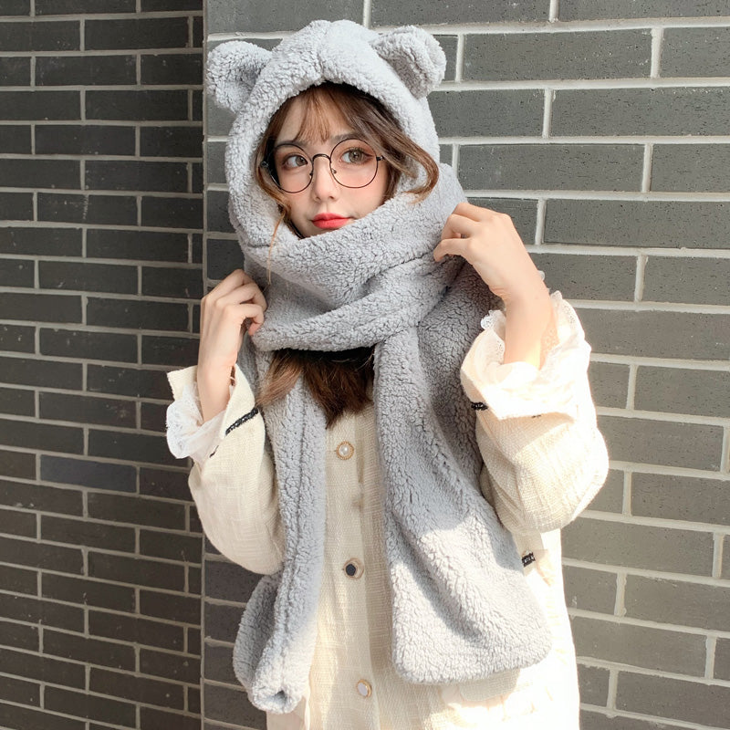 Cute winter plush scarf in autumn and winter - Premium 0 from AdventureParent - Just $15.91! Shop now at AdventureParent